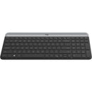 Logitech MK470 Slim Wireless Keyboard and Mouse Combo - Modern Compact Layout, Ultra Quiet - Off White