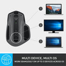 Logitech MX Master 2S Bluetooth Edition Wireless Mouse, Multi-Surface, Hyper-Fast Scrolling, Ergonomic, Graphite