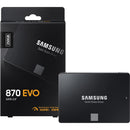 Samsung-IMSourcing 870 EVO MZ-77E250BW 250 GB Solid State Drive - 2.5" Internal - SATA (SATA/600) - Black