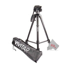 Nikon 16x50 Aculon A211 Binocular (Black) 8250 with 62" Tripod High Quality 8lb Capacity 3-Way Fluid Pan Head Quick Release Bubble Level and Backpack