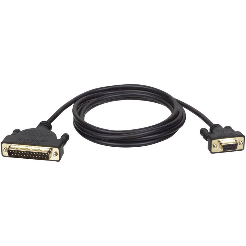Tripp Lite by Eaton AT Serial Modem Gold Cable (DB25 to DB9 M/F), 6 ft. (1.83 m)