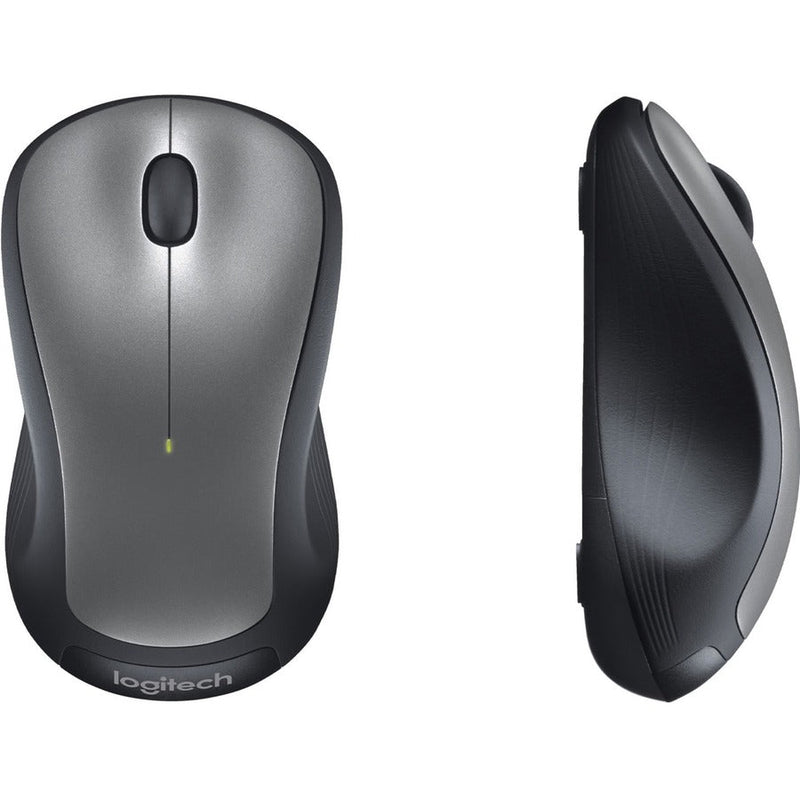 Logitech M310 Wireless Mouse, 2.4 GHz with USB Nano Receiver, 1000 DPI Optical Tracking, Ambidextrous, Silver