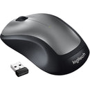 Logitech M310 Wireless Mouse, 2.4 GHz with USB Nano Receiver, 1000 DPI Optical Tracking, Ambidextrous, Silver