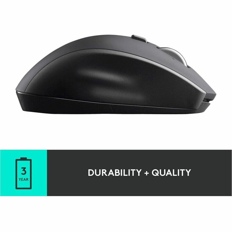Logitech M705 Marathon Wireless Mouse, 2.4 GHz USB Unifying Receiver, 1000 DPI, 5-Programmable Buttons, Black