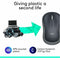Logitech M185 Wireless Mouse, 2.4GHz with USB Mini Receiver, 1000 DPI Optical Tracking, Swift Grey