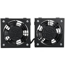 Tripp Lite by Eaton SmartRack Wall-Mount Roof Fan Kit - 2-120V high-performance fans; 210 CFM; 5-15P plug