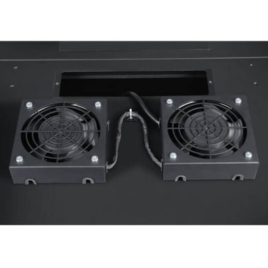 Tripp Lite by Eaton SmartRack Wall-Mount Roof Fan Kit - 2-120V high-performance fans; 210 CFM; 5-15P plug