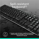 Logitech MK270 Wireless Keyboard and Mouse Combo for Windows, 2.4 GHz Wireless, Compact Mouse, 8 Multimedia and Shortcut Keys, 2-Year Battery Life, for PC, Laptop