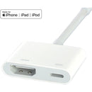 4XEM 8 Pin Lightning to HDMI Digital AV Adapter for Apple iPhone/iPad/iPod - MFi Certified