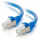 C2G 6in Cat6 Snagless Shielded (STP) Network Patch Cable - Blue