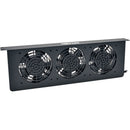 Tripp Lite by Eaton SmartRack 1U Fan Tray, 3 120V High-Performance Fans, 210 CFM, 5-15P Plug