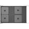 Rack Solutions 1U Mini Rack Tool-less Dry Sliding Shelf for Four Apple Mac Mini