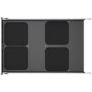 Rack Solutions 1U Mini Rack Tool-less Dry Sliding Shelf for Four Apple Mac Mini