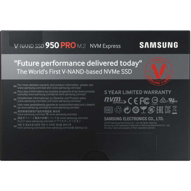 Samsung-IMSourcing 950 PRO MZ-V5P512BW 512 GB Solid State Drive - M.2 Internal - PCI Express