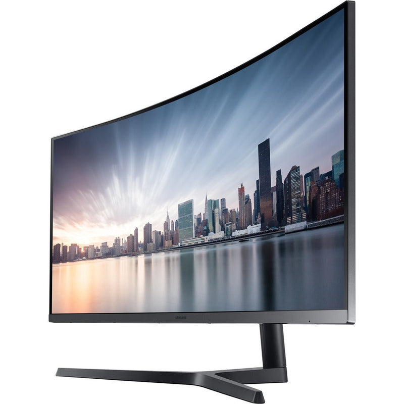 Samsung C34H890WJN 34" Class UW-QHD Curved Screen LCD Monitor - 21:9 - Black, Titanium - TAA Compliant