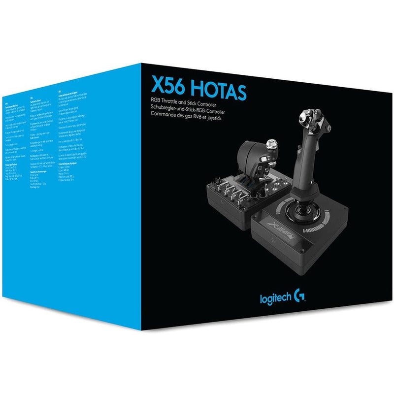 Logitech X56 H.O.T.A.S. RGB Throttle and Stick Simulation Controller