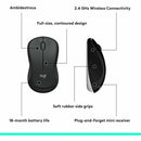 Logitech MK540 Advanced Wireless Keyboard and Mouse Combo for Windows, 2.4 GHz Unifying USB-Receiver, Multimedia Hotkeys, 3-Year Battery Life, for PC, Laptop