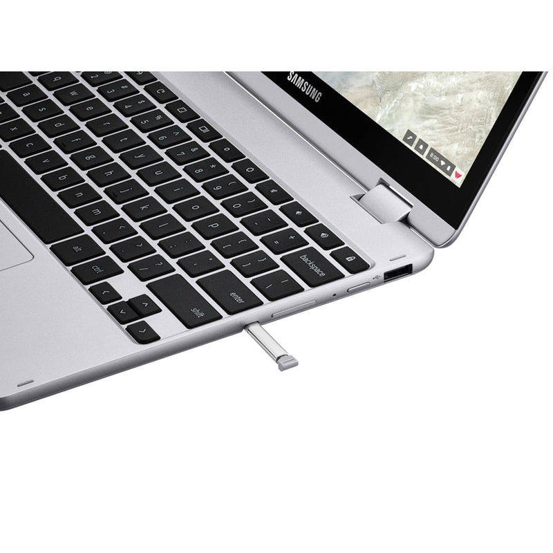 Samsung Chromebook Plus V2 XE520QAB-K02 12.2" Touchscreen Convertible 2 in 1 Chromebook - Intel Core M m3-7Y30 - 4 GB - 64 GB Flash Memory - Light Titan