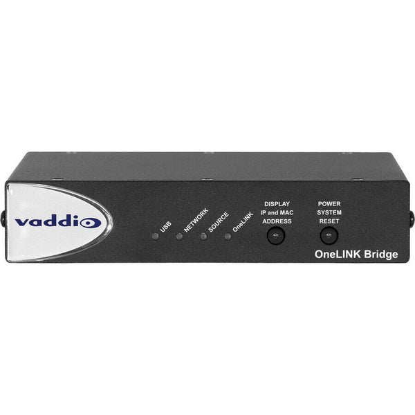 Vaddio RoboSHOT 12E HDBT OneLINK Bridge Video Conferencing System - Includes PTZ Camera and Interface - Black