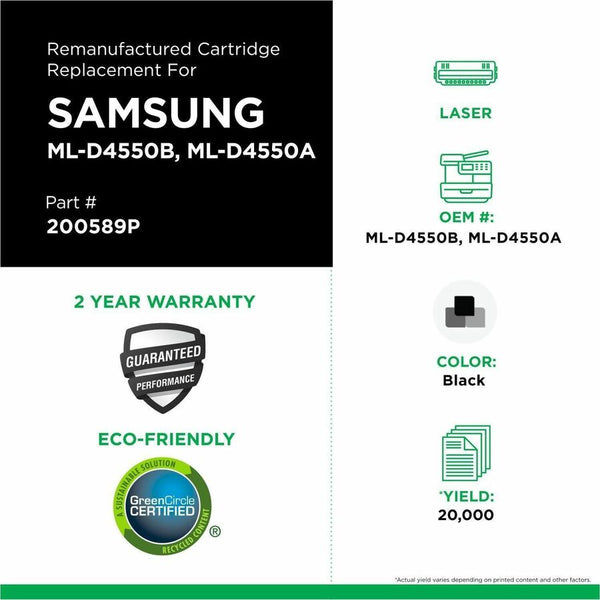 Clover Imaging Remanufactured High Yield Toner Cartridge for Samsung ML-D4550B/ML-D4550A