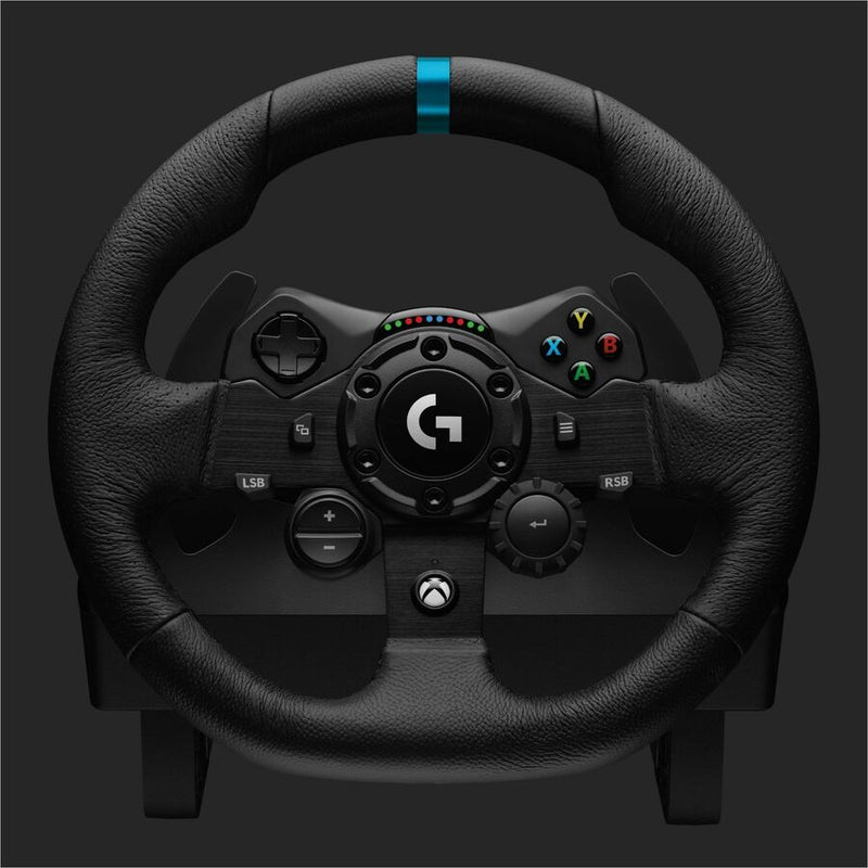 Logitech G923 Gaming Steering Wheel, Gaming Pedal