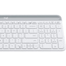 Logitech MK470 Slim Wireless Keyboard and Mouse Combo - Modern Compact Layout, Ultra Quiet - Off White
