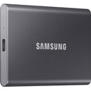 Samsung T7 MU-PC2T0T/AM 2 TB Portable Solid State Drive - External - PCI Express NVMe - Titan Gray