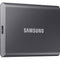 Samsung T7 MU-PC2T0T/AM 2 TB Portable Solid State Drive - External - PCI Express NVMe - Titan Gray