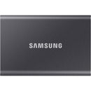 Samsung T7 MU-PC2T0T/AM 2 TB Portable Solid State Drive - External - PCI Express NVMe - Titan Gray