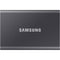 Samsung T7 MU-PC2T0T/AM 2 TB Portable Solid State Drive - External - PCI Express NVMe - Titan Gray