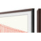 Samsung (2021) 75" The Frame Customizable Bezel - Modern Brown