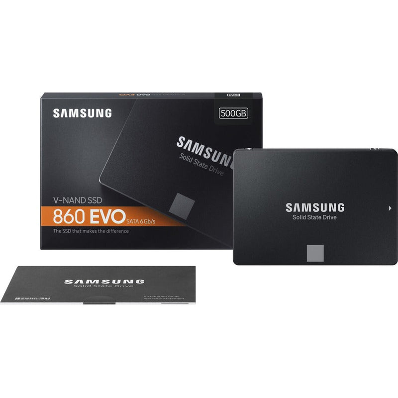 Samsung-IMSourcing 860 EVO MZ-76E500BW 500 GB Solid State Drive - 2.5" Internal - SATA (SATA/600)