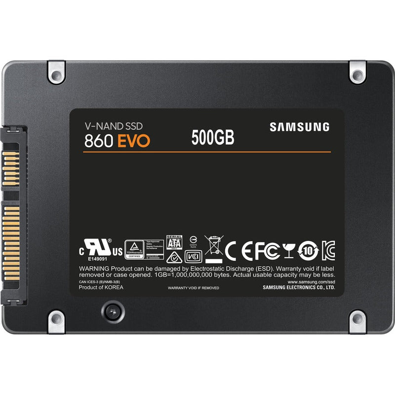 Samsung-IMSourcing 860 EVO MZ-76E500BW 500 GB Solid State Drive - 2.5" Internal - SATA (SATA/600)