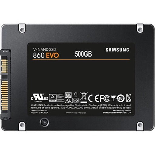 Samsung-IMSourcing 860 EVO MZ-76E500E 500 GB Solid State Drive - 2.5" Internal - SATA (SATA/600)