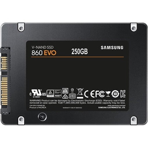 Samsung-IMSourcing 860 EVO MZ-76E250E 250 GB Solid State Drive - 2.5" Internal - SATA (SATA/600)
