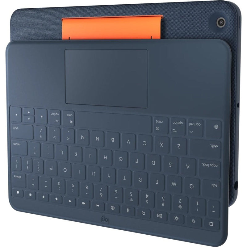 Logitech Rugged Combo 3 Rugged Keyboard/Cover Case Apple iPad (8th Generation), iPad (7th Generation) Tablet - Blue
