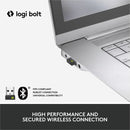 Logitech Ergo K860 Split Wireless Keyboard for Business - Ergonomic Design, Secured Logi Bolt Technology, Graphite