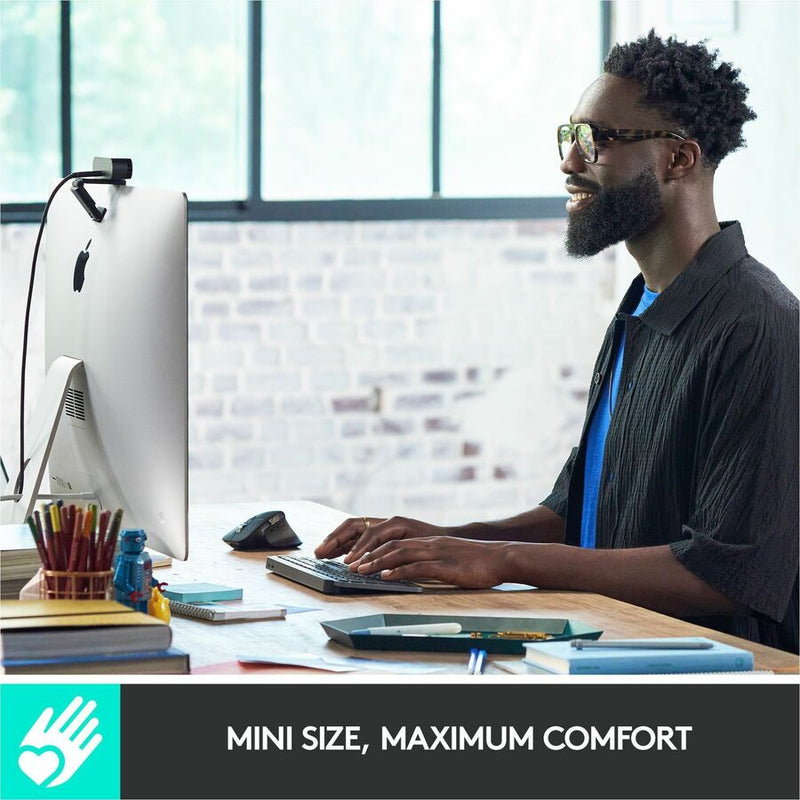 Logitech MX Keys Mini Minimalist Wireless Illuminated Keyboard, Compact, Bluetooth, Backlit, USB-C, Black