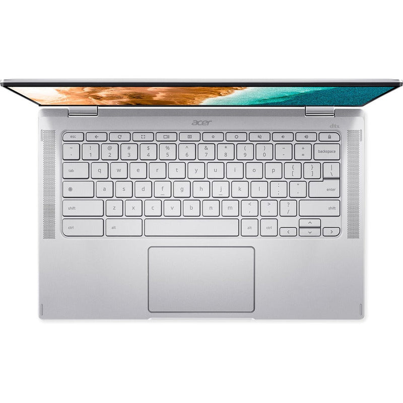 Acer Chromebook Spin 514 CP514-2H CP514-2H-349N 14" Touchscreen Convertible 2 in 1 Chromebook - Full HD - Intel Core i3 11th Gen i3-1110G4 - 8 GB - 128 GB SSD - English (US) Keyboard - Pure Silver