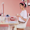 Logitech Desk Mat - Studio Series, Multifunctional Large Desk Pad, Anti-slip Base, Spill-resistant Durable Design, Darker Rose