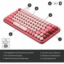 Logitech POP Keys Wireless Mechanical Keyboard With Emoji Keys - Heartbreaker Rose