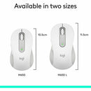 Logitech Signature M650 Wireless Mouse - For Small to Medium Sized Hands, 2-Year Battery, Silent Clicks, Off-white