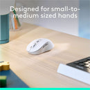 Logitech Signature M650 Wireless Mouse - For Small to Medium Sized Hands, 2-Year Battery, Silent Clicks, Off-white