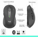 Logitech Signature M650 Wireless Mouse - For Small to Medium Sized Hands, 2-Year Battery, Silent Clicks, Bluetooth, Graphite