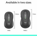 Logitech Signature M650 Wireless Mouse - For Small to Medium Sized Hands, 2-Year Battery, Silent Clicks, Bluetooth, Graphite