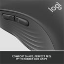 Logitech Signature M650 L for Business Wireless Mouse, For Large Sized Hands, Logi Bolt, Bluetooth, Graphite