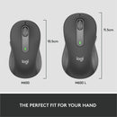 Logitech Signature M650 L for Business Wireless Mouse, For Large Sized Hands, Logi Bolt, Bluetooth, Graphite
