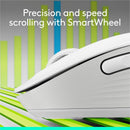 Logitech Signature M650 L Full Size Wireless Mouse - For Large Sized Hands, 2-Year Battery, Silent Clicks, Off-white