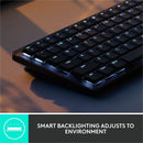 Logitech MX Mechanical Mini Minimalist Wireless Illuminated Keyboard (Linear) (Graphite)