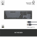 Logitech MX Mechanical Wireless Illuminated Performance Keyboard, Clicky Switches, Backlit Keys, Bluetooth
